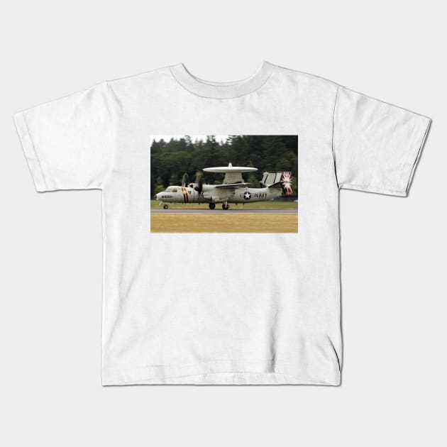 E-2C Hawkeye 2000 Kids T-Shirt by acefox1